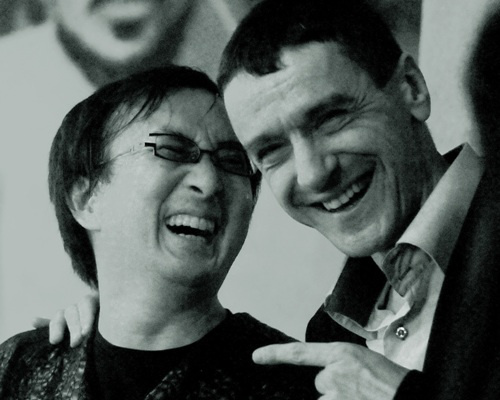 Sárik Péter és Makoto Kuriya