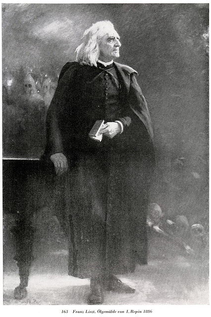 Liszt Ferenc - Ilja Repin festménye 1886-ból