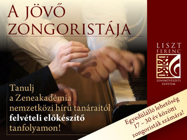 Zeneakadémia zongora előkészítő
