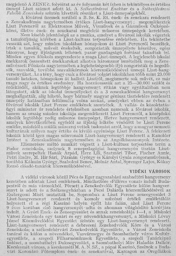 A Liszt év mérlege