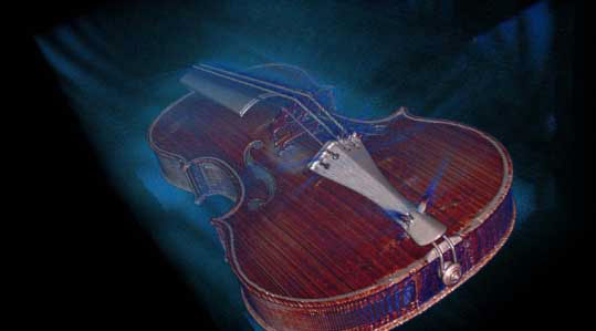 Az 1704-es Betts Stradivarius CT-felvétéle alapján 3D-s videó is készült