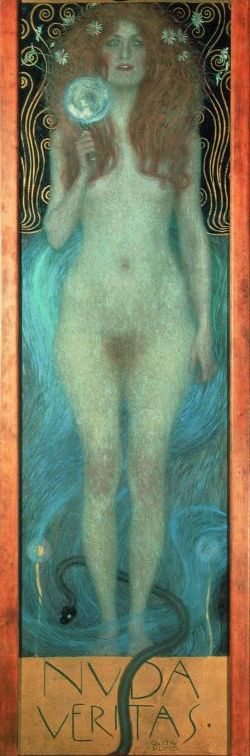 Klimt: Nuda Veritas (részlet)