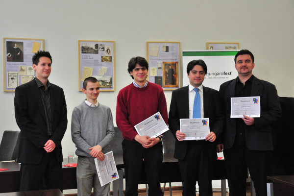 P. Szabó Dániel, Nagy Antal, ifj. Bazsinka József, ifj. Balázs János, Szegedi Csaba - KLASSZ Tehetségek 2012 sajtótájékoztató