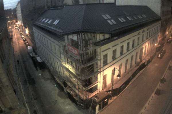 A Budapest Music Center épülő központja a Market Zrt. toronydarujának webkameráján