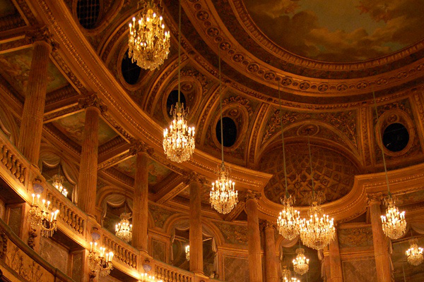 A versailles-i Opéra Royal mennyezete