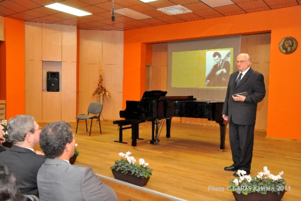 Tibold Iván koncertterem-avató a szombathelyi Bartók Béla zeneiskolában