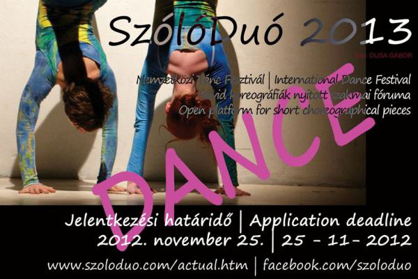 SzólóDuó Nemzetközi Tánc Fesztivál 2013