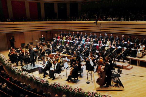 Újévi koncert 2013. január 1-én a Müpában, km. Purcell Kórus, Orfeo Zenekar, vez. Helmuth Rilling