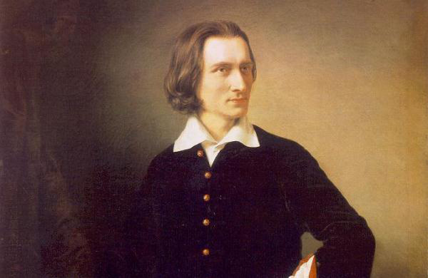 Liszt Ferenc 1847-ben (Barabás Miklós festménye)