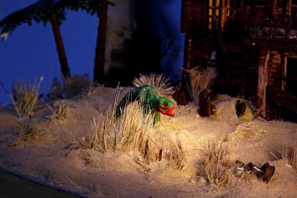 Máriás István (Horror Pista): Új triász kór, áldozatbemutatása (detail), Mixed Media, 2013.