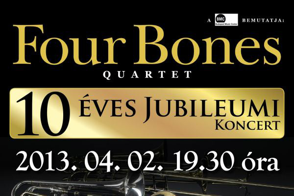 Four Bones Quartet - koncertplakát