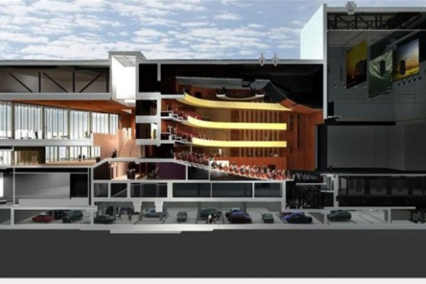 Musiktheater am Volksgarten Linz (látványterv)
