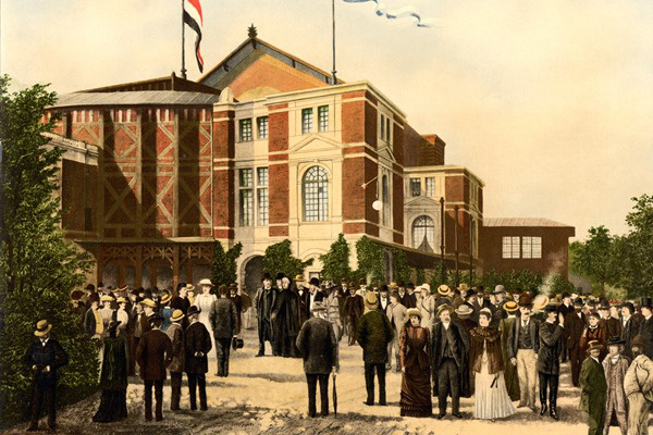 Bayreuth, a Festspielhaus 1895 körül