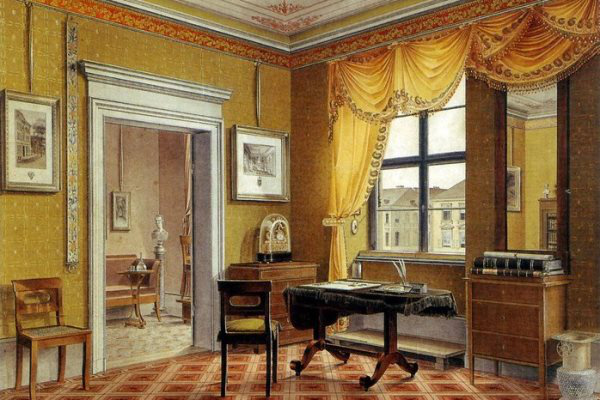 Biedermeier szobabelső