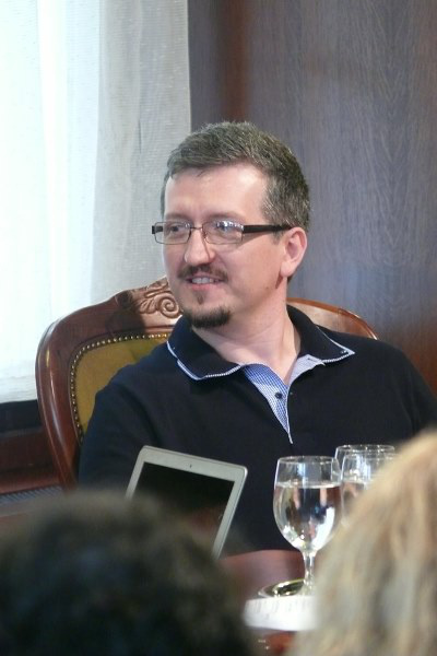 Székely Csaba a szakmai beszélgetésen - 13. Pécsi Országos Színházi Találkozó - 5. nap