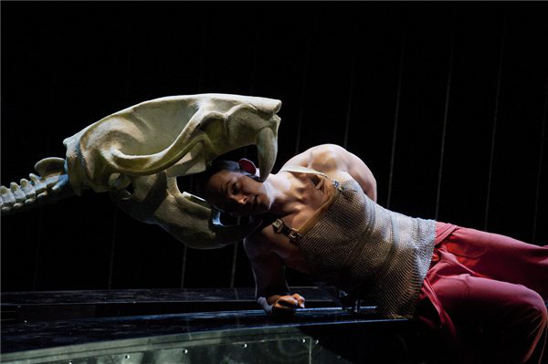 Orosz Ákos a Macbeth/Anatómia c. előadás próbáján