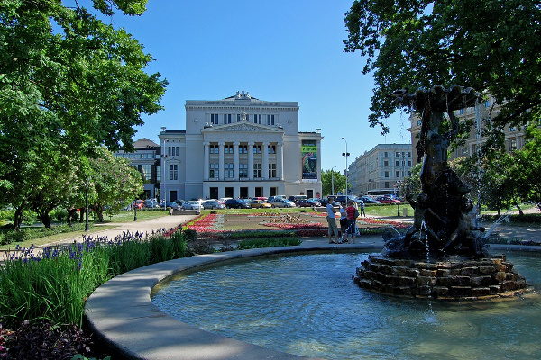 A Lett Nemzeti Opera épülete