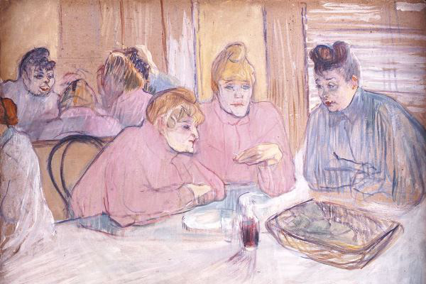 Toulouse-Lautrec: Ezek a hölgyek az ebédlőben