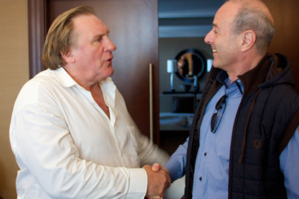 Gérard Depardieu és Harangozó Gyula