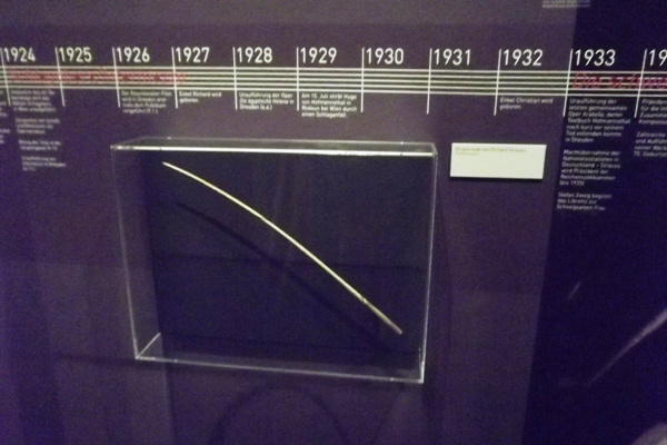 Osztrák Színházi Múzeum - Richard Strauss karmesteri pálcája
