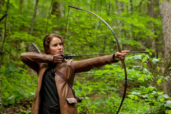 Jennifer Lawrence az Éhezők viadala első részében