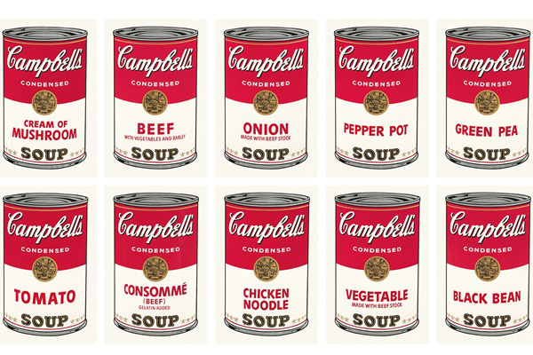 Andy Warhol Campbell Leveskonzerv, 1968