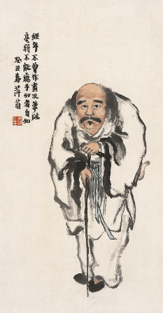 Qi Baishi: Vasbotos Li, 1913 (Forrás: MNG)