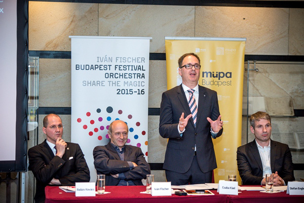 Kovács Balázs, Fischer Iván, Káel Csaba és Stefan Englert