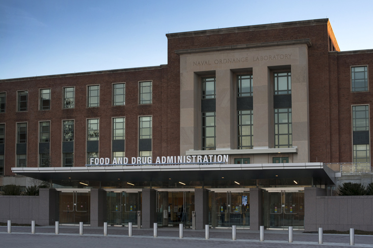 Az amerikai gyógyszerészeti hatóságtól (FDA) épülete