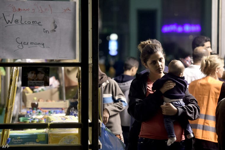 Iraki menekült a müncheni pályaudvaron